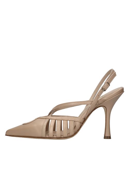 Décolleté slingback in pelle ADELIA | 1868 NAPPABEIGE
